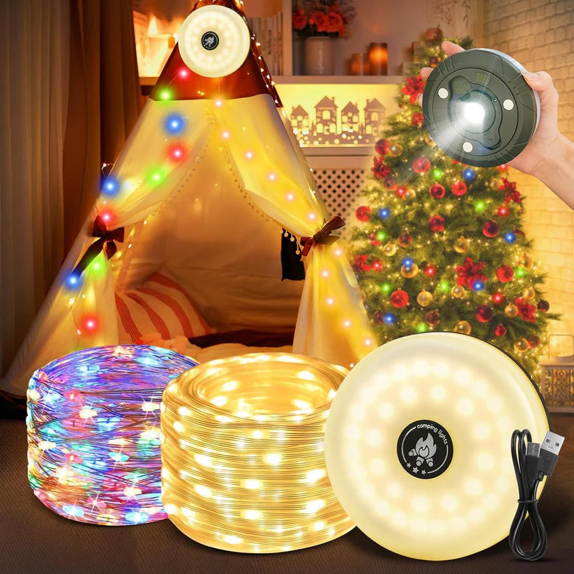 🌟 Luces LED Navideñas 10M 🎄, Llévatela con un 50% para iluminar tu hogar en estas navidades.